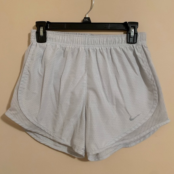 Nike light blue running shorts